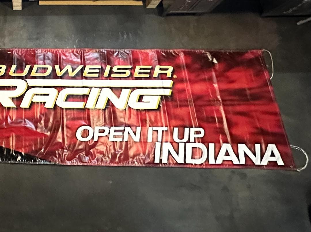 【超巨大 約9.7m】NASCAR BudweiserRacing バナー非売品