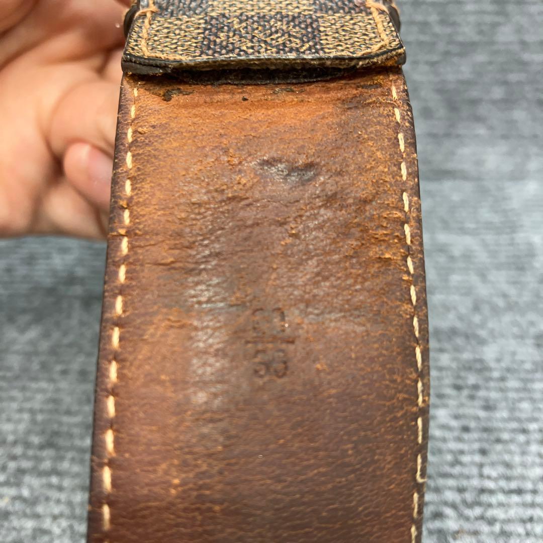 LOUIS VUITTON　ルイヴィトン　ベルト　サンチュール　ダミエ　4208