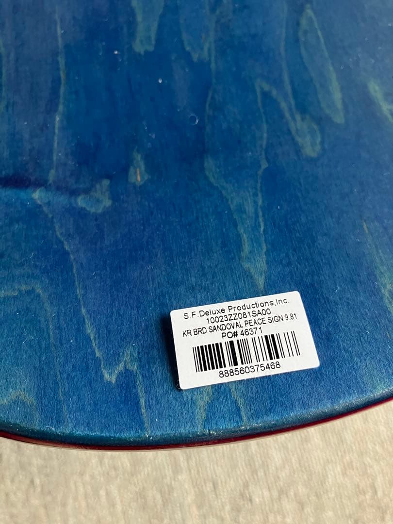 送料込KROOKED SANDOVAL PEACE SIGN9.81本物正規品