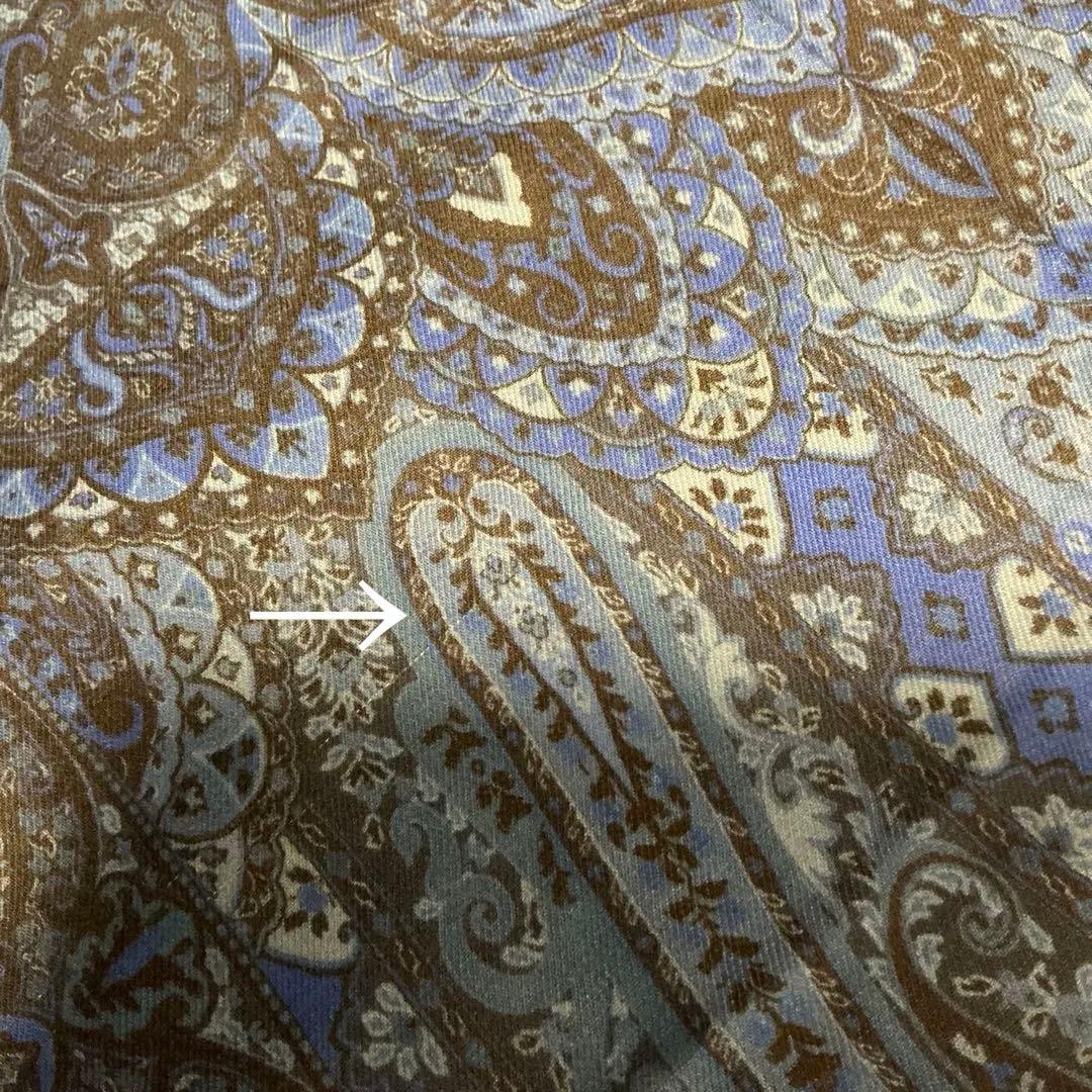 洗練されたデザイン　ETRO 正規品　大判ショール　 カシミヤ シルク　8