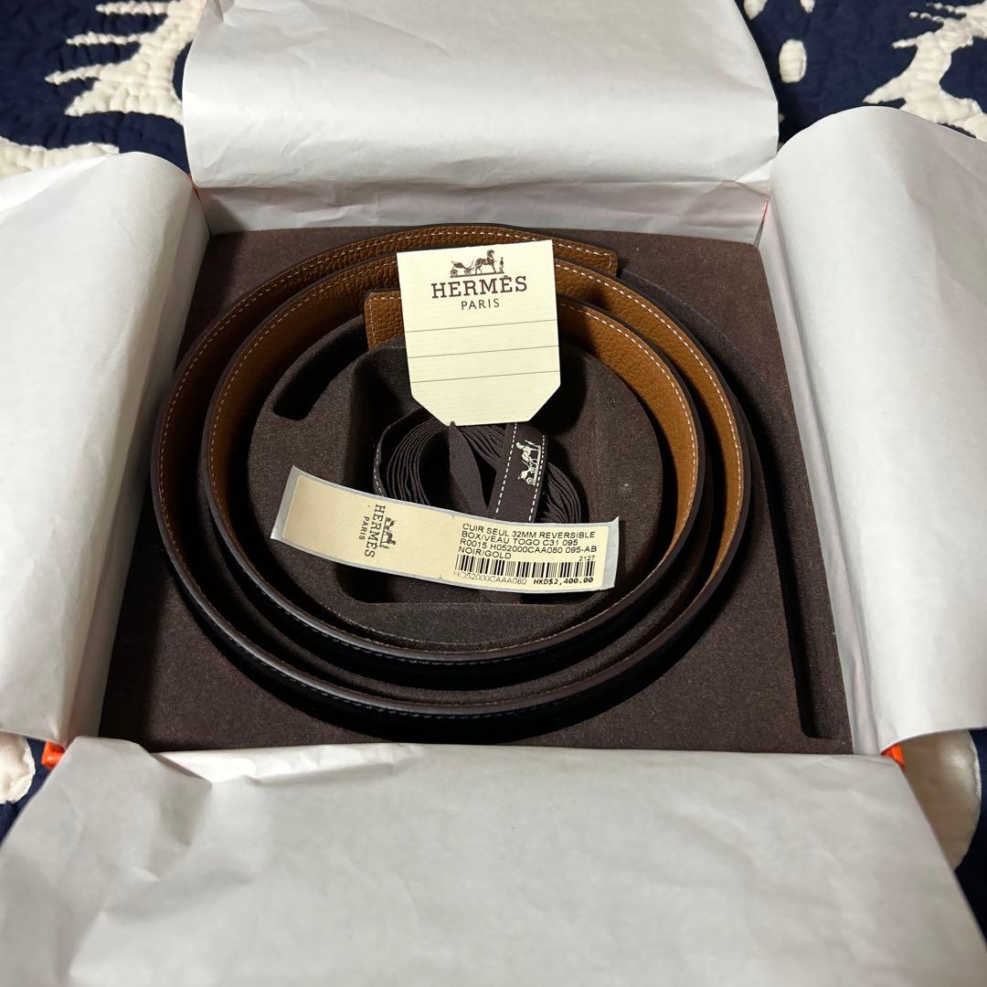HERMES コンスタンス　リバーシブルベルト
