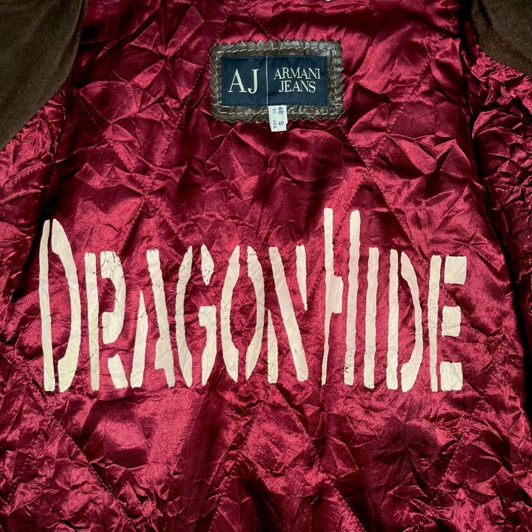 ジャケット・アウター ARMANI Dragon leather blouson