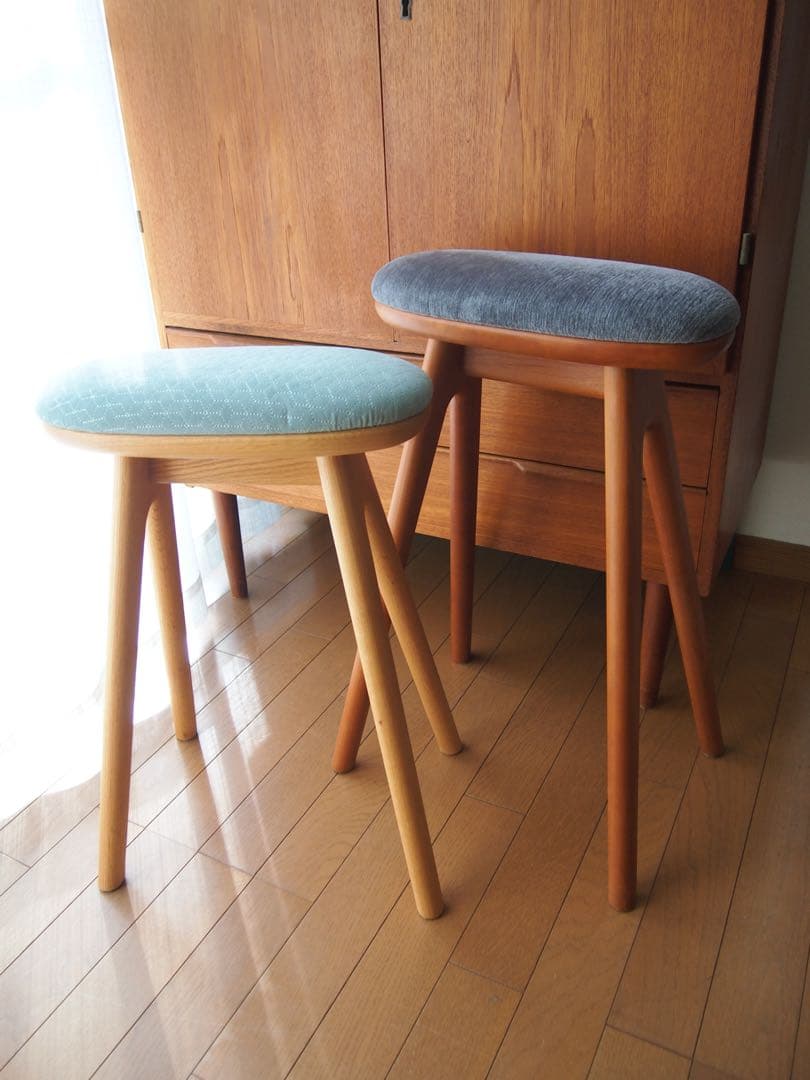 ミナペルホネン ナガノインテリア コッペスツールA ハンドメイド タンバリン