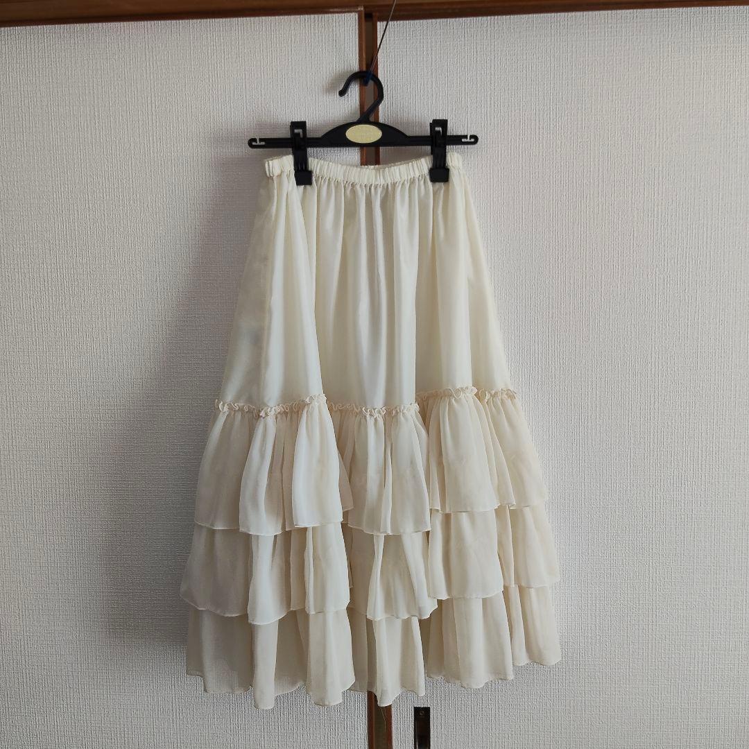 【美品】ヴィクトリアンメイデン　ロングシフォンアンダースカート