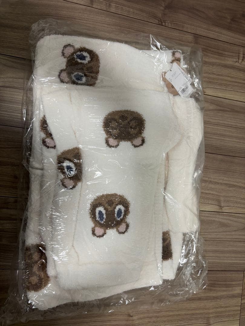 ジェラートピケ　どうぶつの森 つぶまめジャガードパーカー&ショートパンツSET