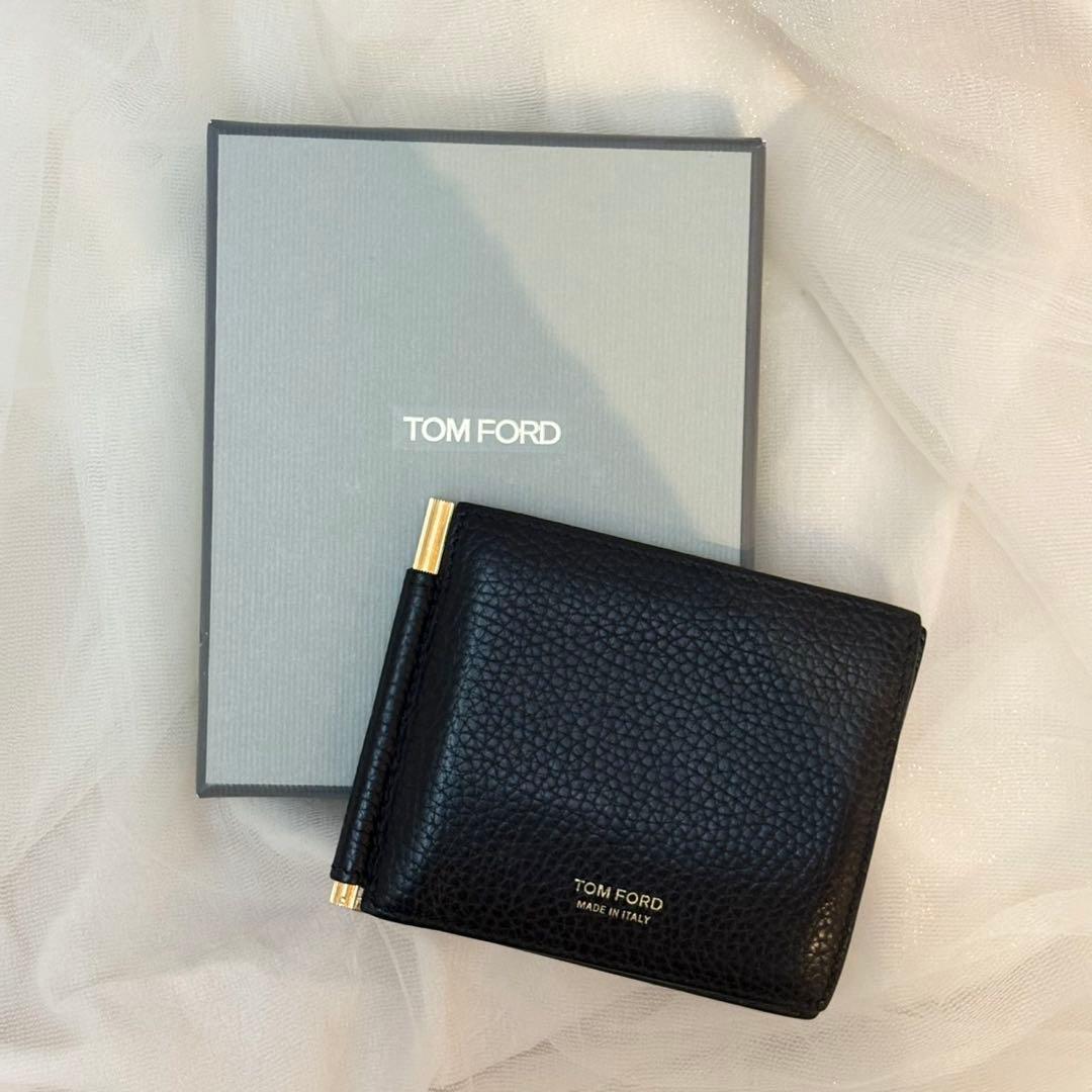【staff chenrin⭐︎ 】TOM FORD ブラックマネークリップ