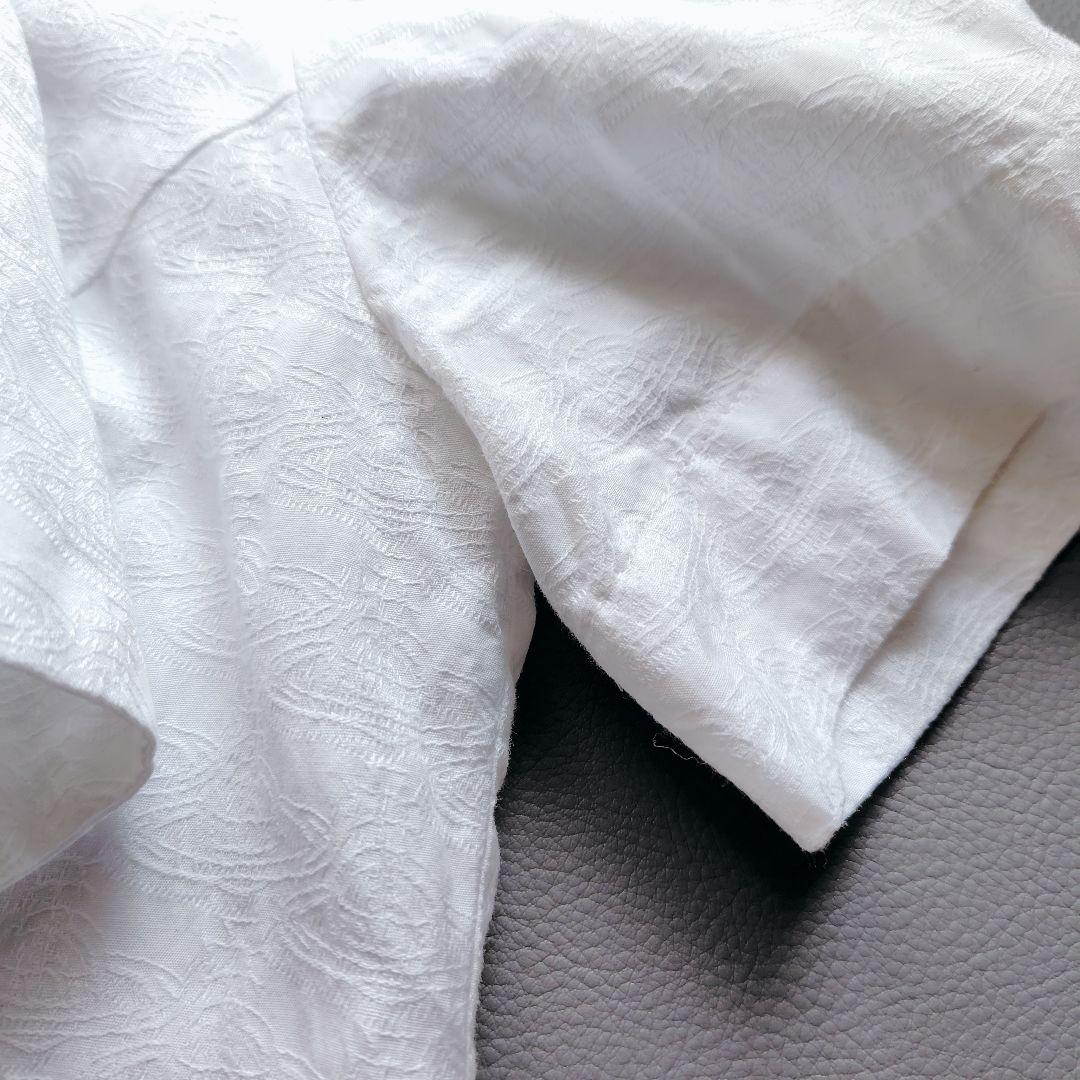 ヴィヴィアンウエストウッド ボウタイ ジャガード シャツ オーブ 刺繍