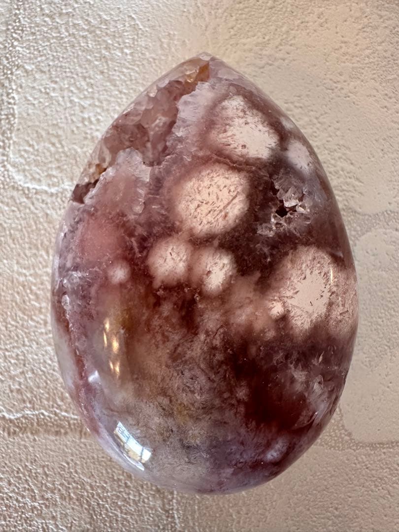 高品質　ピンクアメジスト　 フリーフォーム　フラワーアメジスト　スタンド付天然石