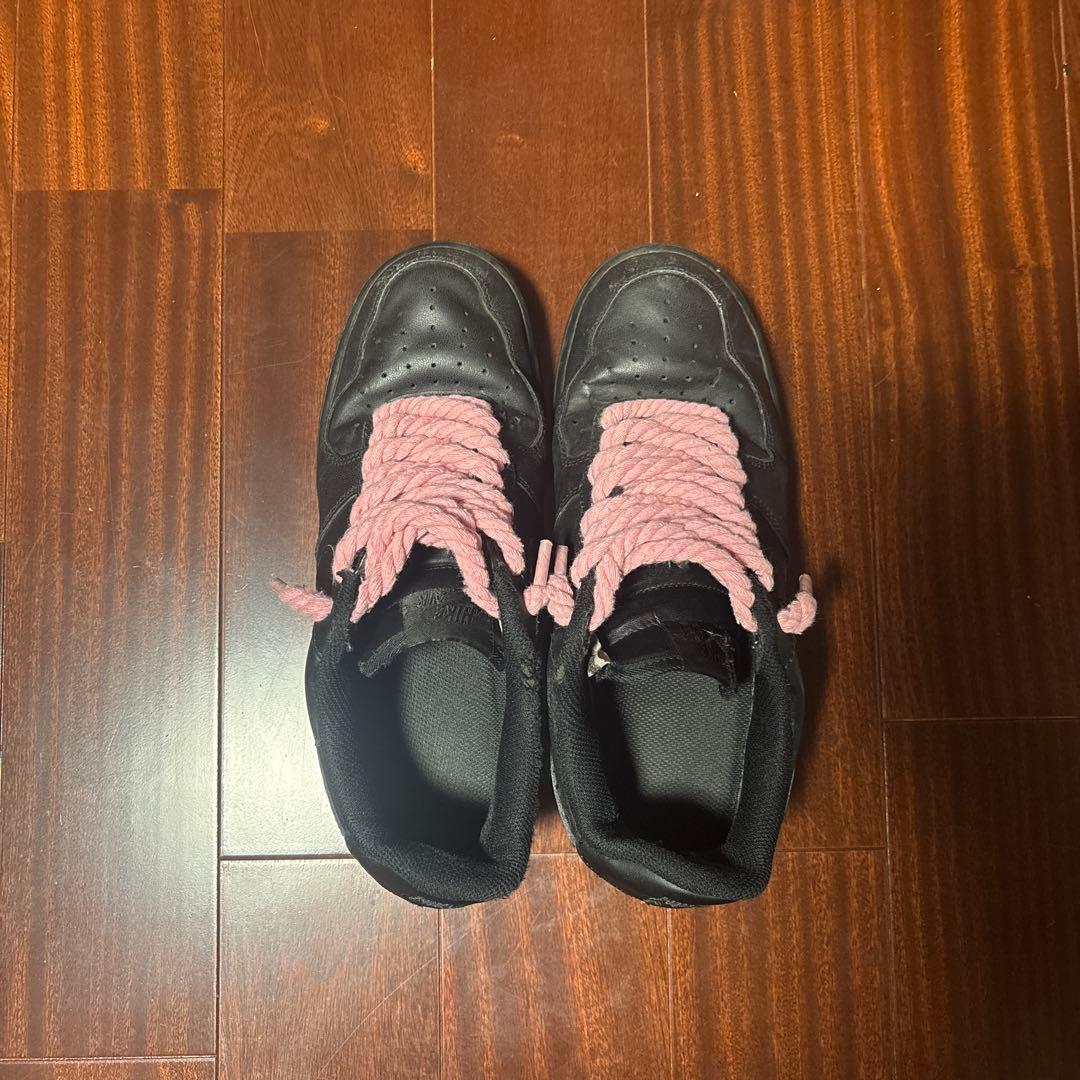 Nike Air Force 1 ブラック ロープシューレース