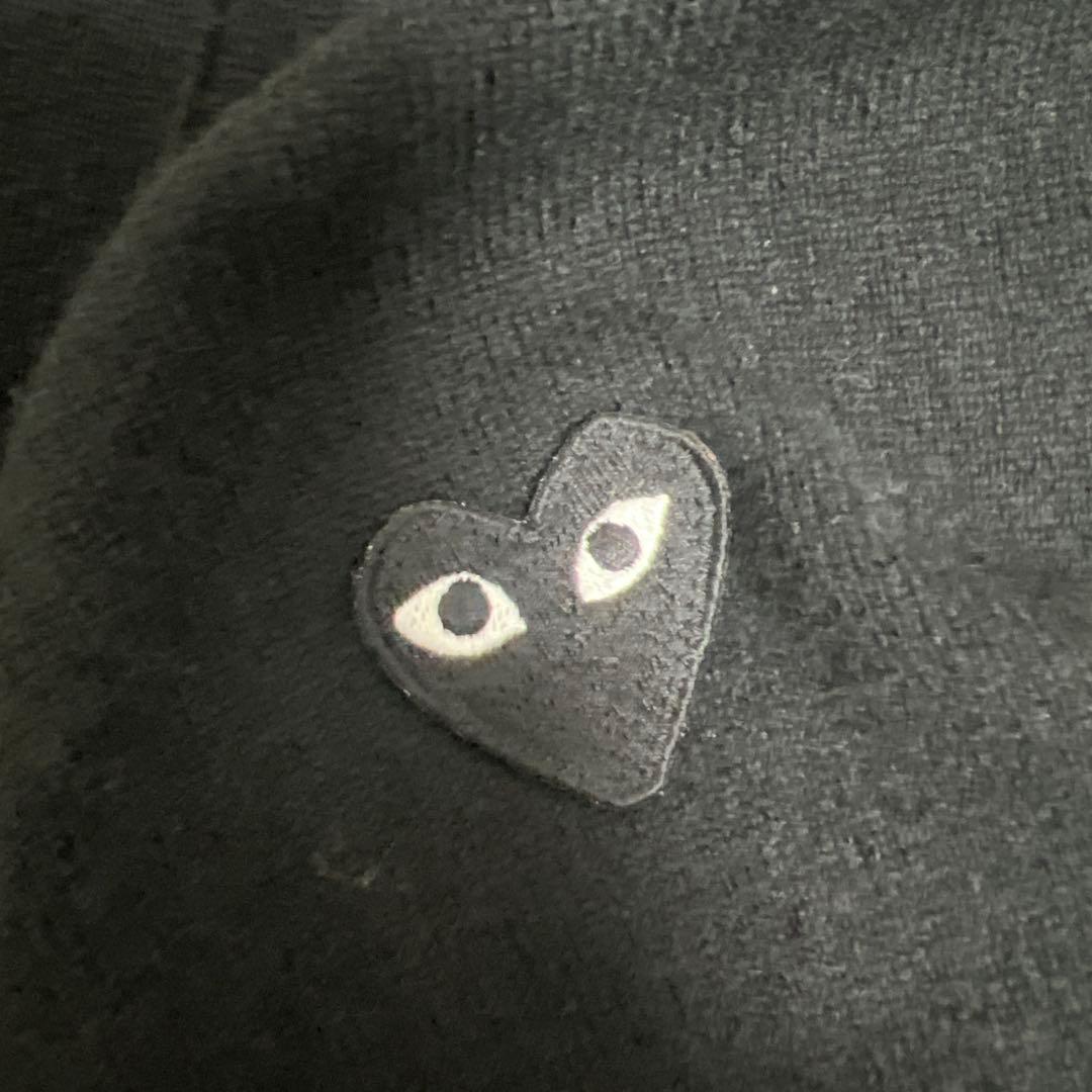 PLAY COMME des GARÇONS ブラック カーディガン L