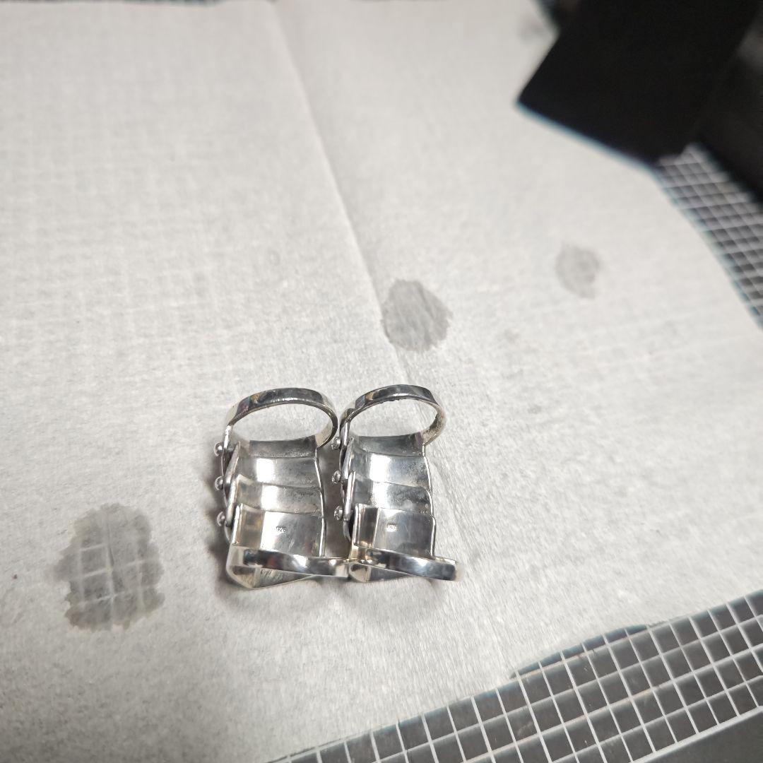 期間限定出品本物シルバー925 ビンテージアーマーリング