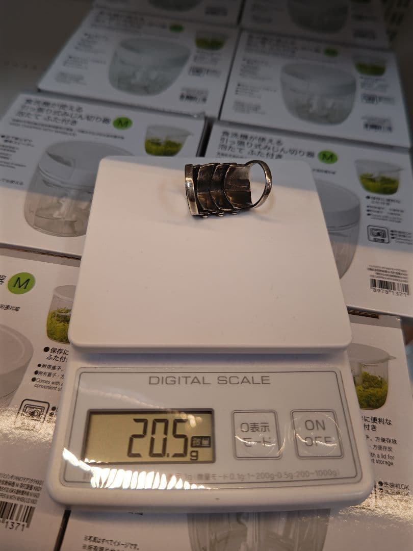 期間限定出品本物シルバー925 ビンテージアーマーリング