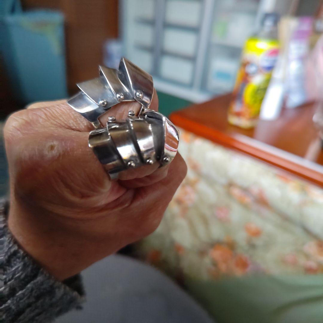 期間限定出品本物シルバー925 ビンテージアーマーリング