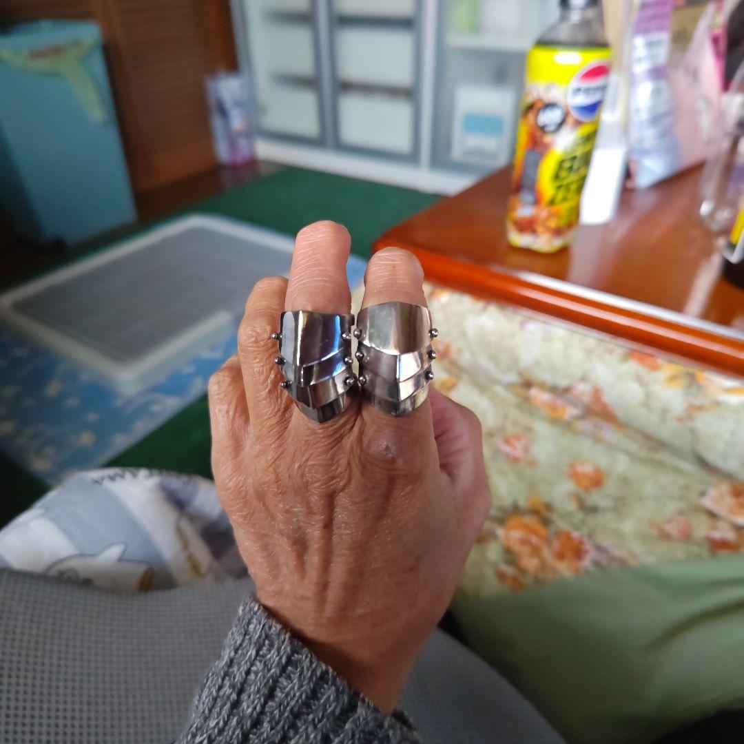 期間限定出品本物シルバー925 ビンテージアーマーリング