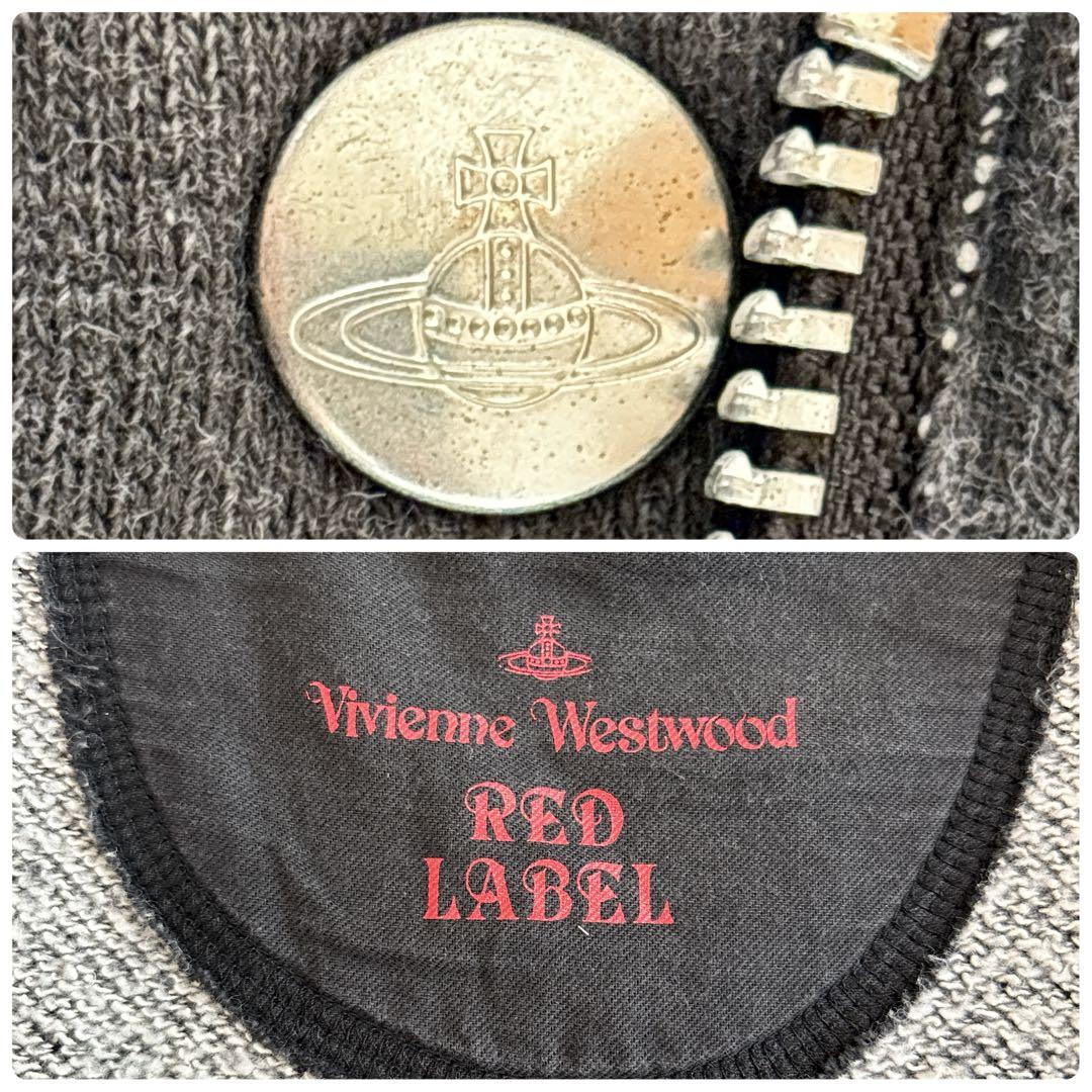 ヴィヴィアンウエストウッド ノースリーブ スウェット 変形ワンピース 黒 M