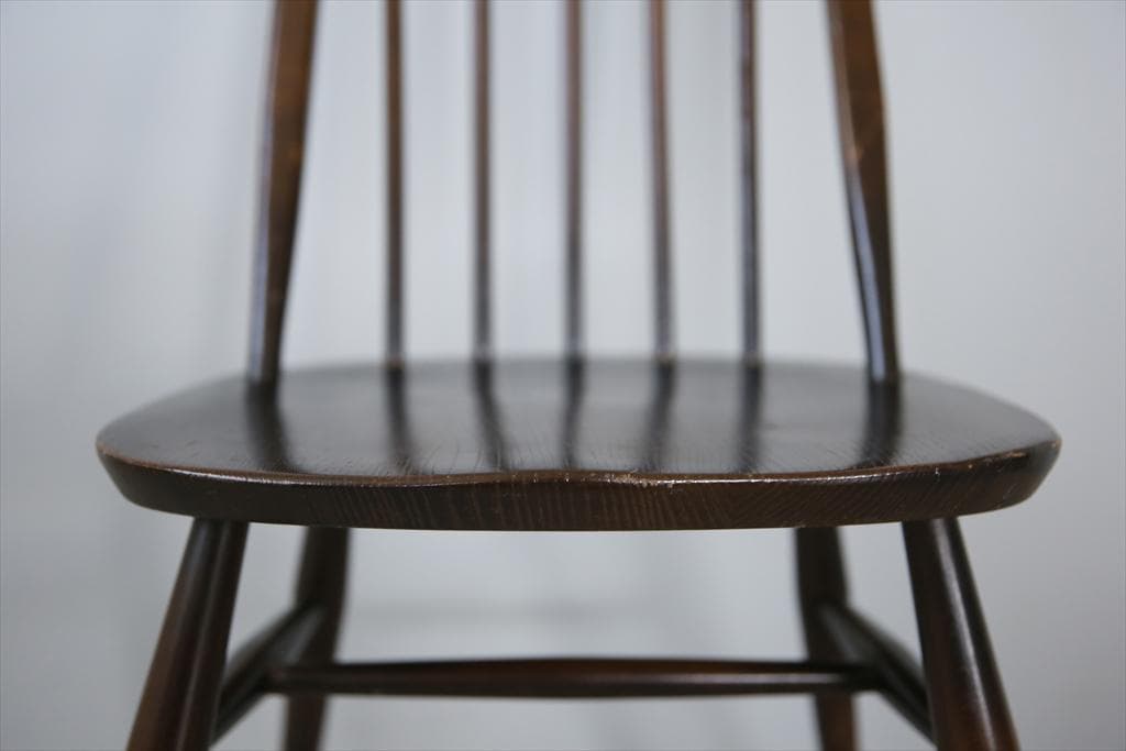 英国アンティークアーコールクエーカーチェア/ダイニングイス(91-21-2)