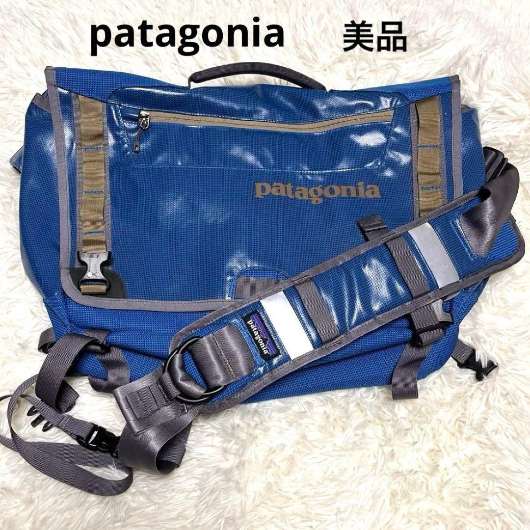 希少 パタゴニア ブラックホールメッセンジャー バッグ ブルー　美品