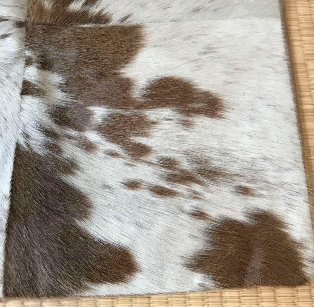 ハラコ　牛革 クッションカバー　本革