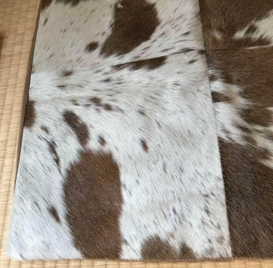 ハラコ　牛革 クッションカバー　本革