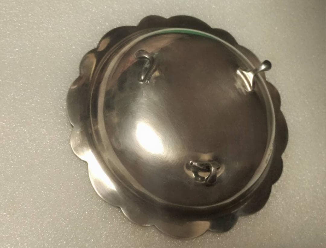 Mappin&Webb 昭和41年 純銀925 スイーツコンポート 脚付き 皿