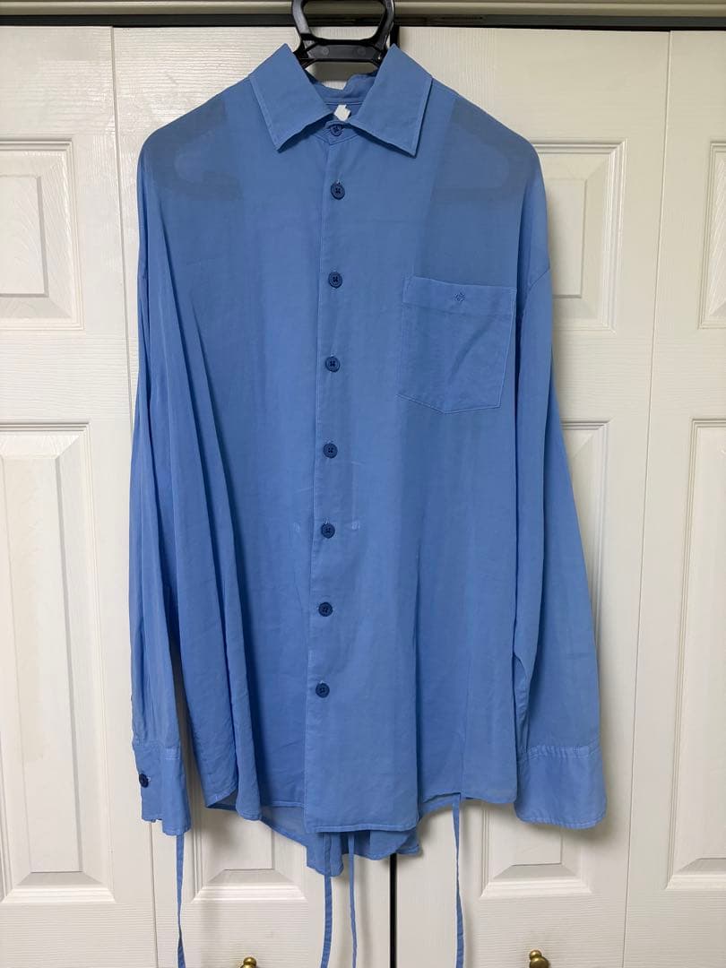 トップス SOSHIOTSUKI 23SS KIMONO BREASTED SHIRT