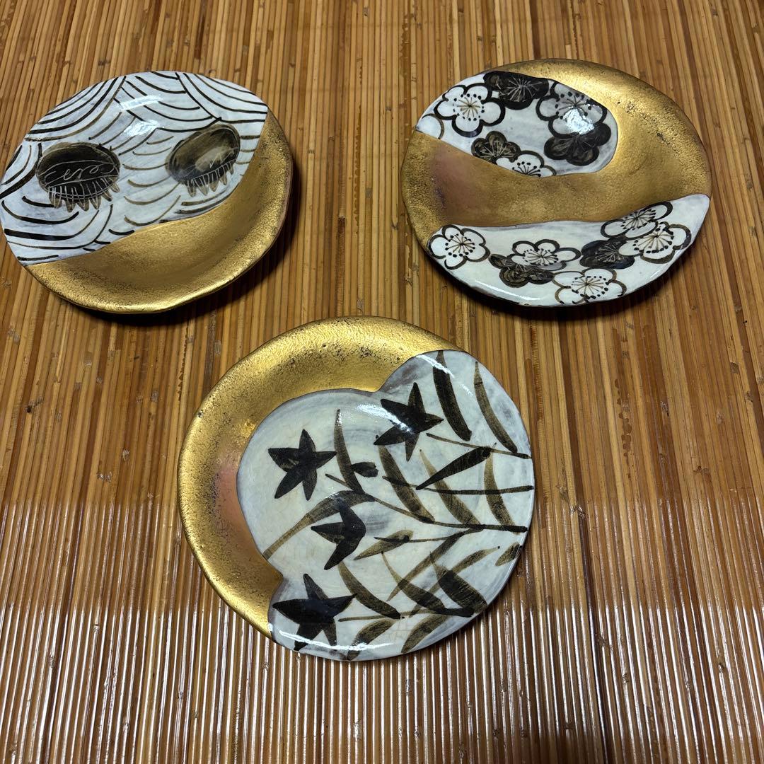 和風デザイン 陶器皿 6枚セット