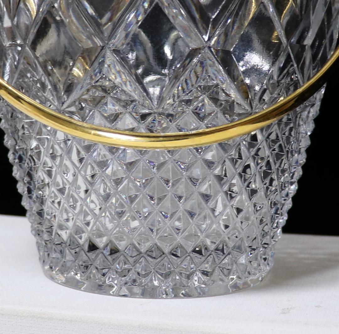 オールド・バカラ 1900年 金装飾 アイスペール ディアマン ビゾー カレ