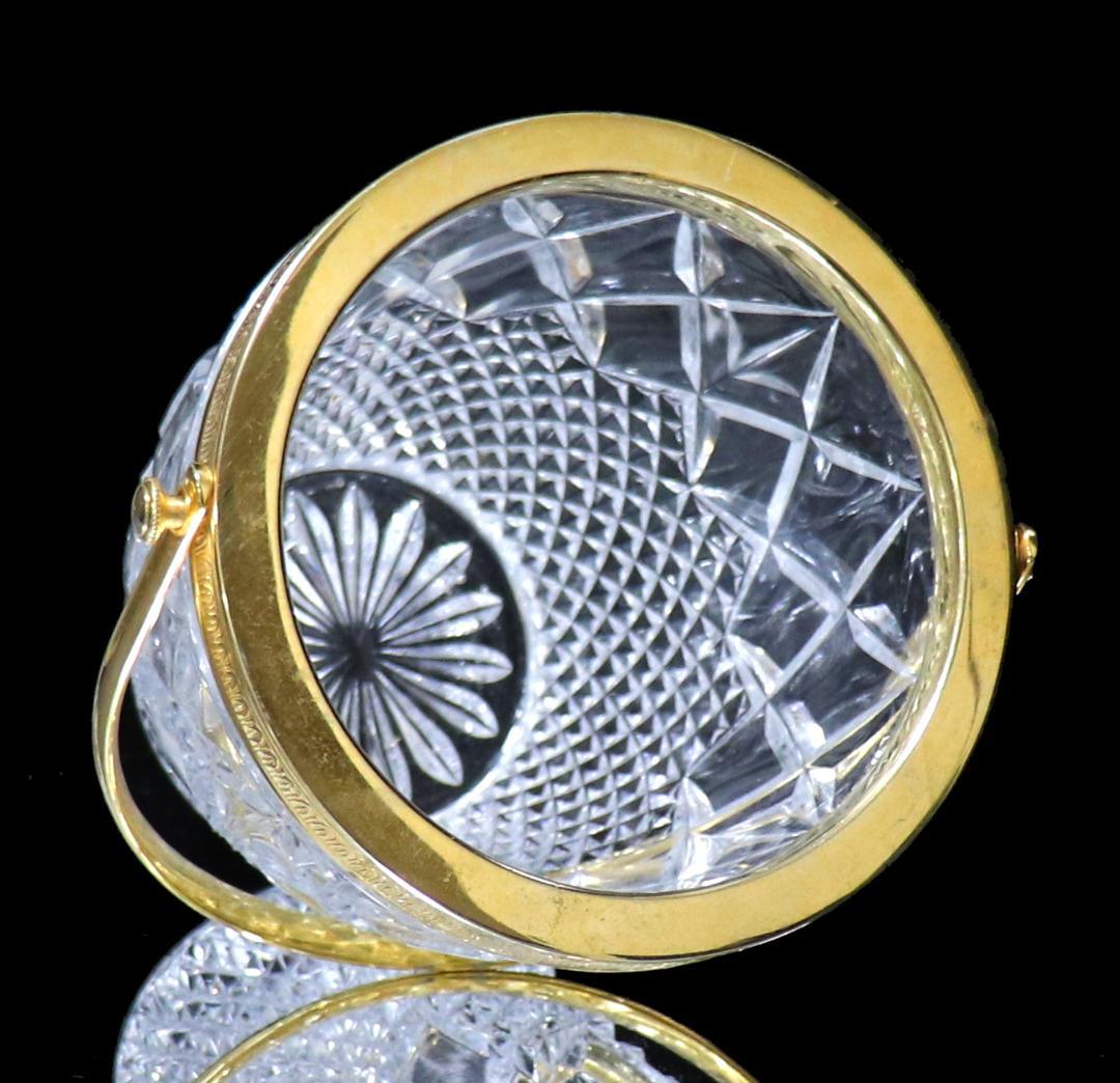 オールド・バカラ 1900年 金装飾 アイスペール ディアマン ビゾー カレ