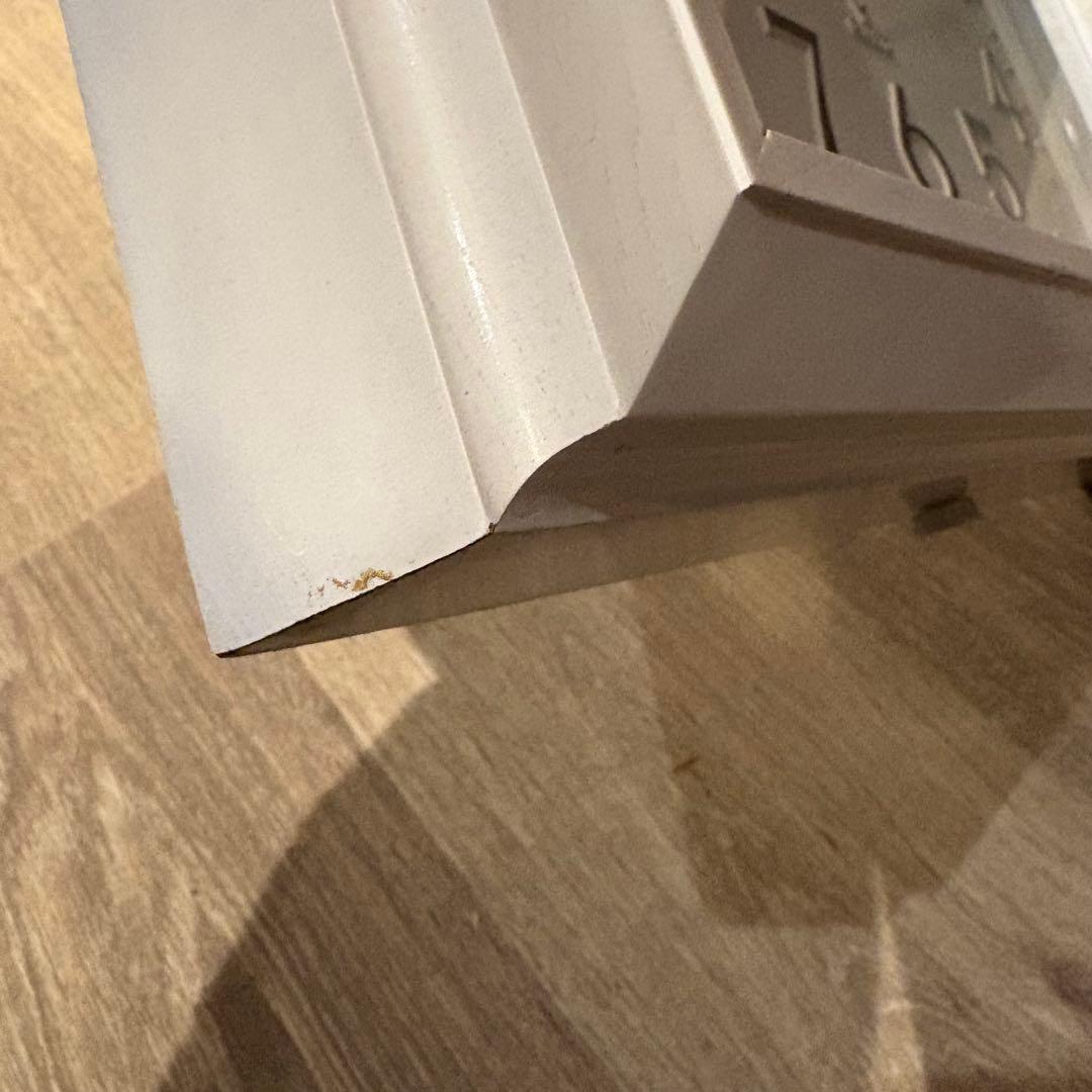 CITIZEN 昭和レトロ　壁掛け時計　ウォールクロック　ホワイトリペイント