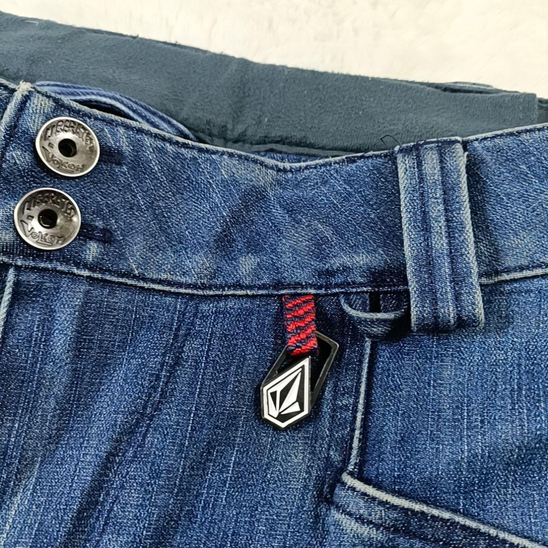希少✨ボルコム リアルデニムパンツ ウェア スノーボード ストレッチフレア М