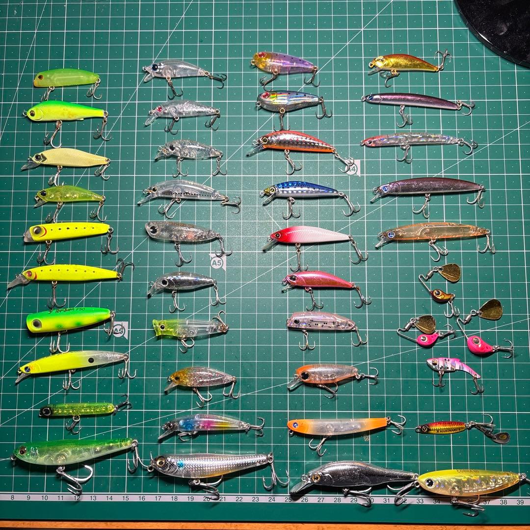 ライトプラグ メバル メッキ ルアー 引退 41個 詰め合わせ