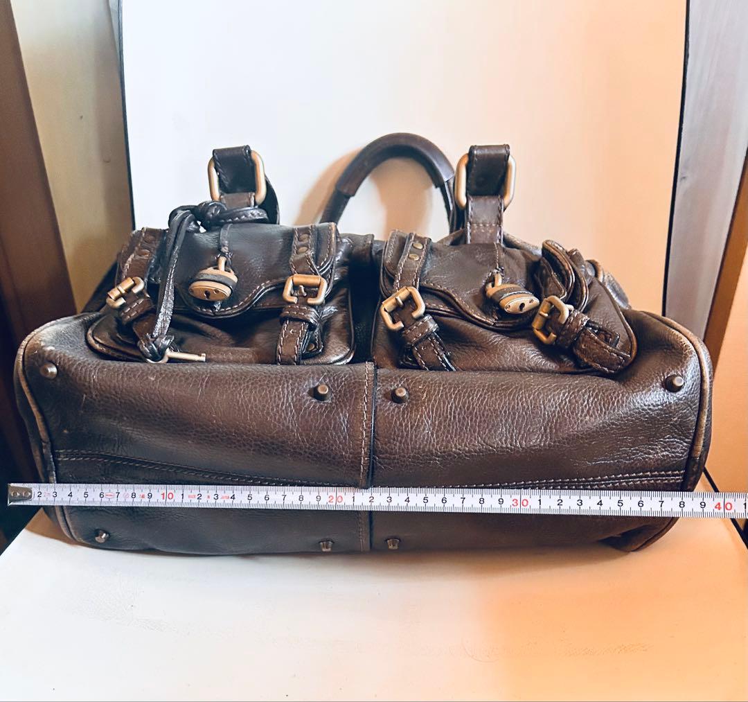 【Chloe】クロエ ボストンバッグ 希少デザイン パディントン カデナ