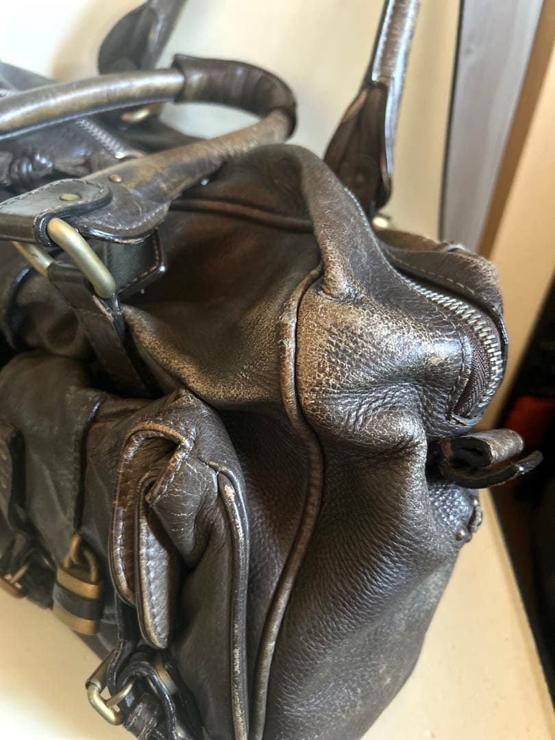 【Chloe】クロエ ボストンバッグ 希少デザイン パディントン カデナ