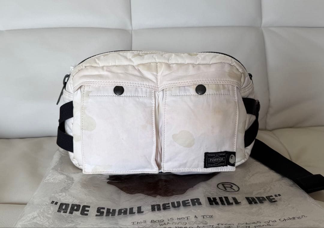 BAPE x PORTER シティカモ ボディ バッグ コラボ　ウエスト ポーチ