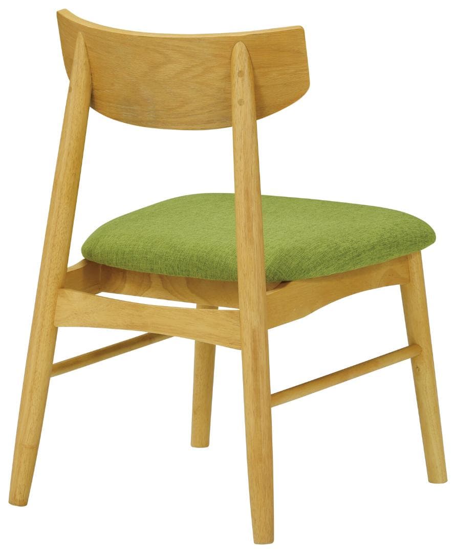 SK DC XS8　4脚　ダイニングチェア　ナチュラル＊グリーン