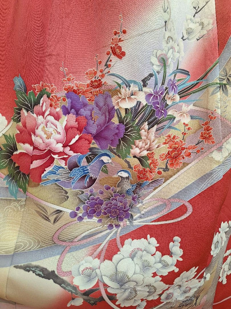 着物リメイクワンピース3707