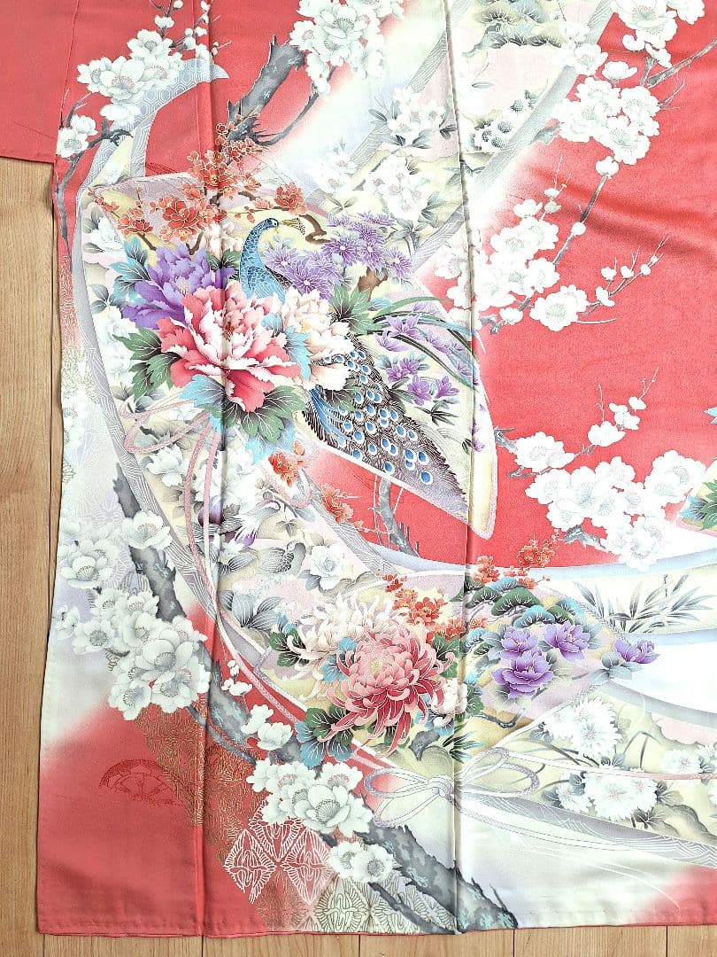 着物リメイクワンピース3707