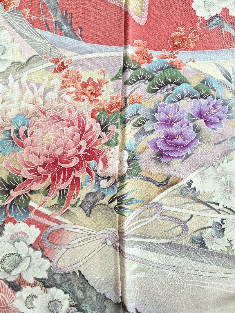 着物リメイクワンピース3707