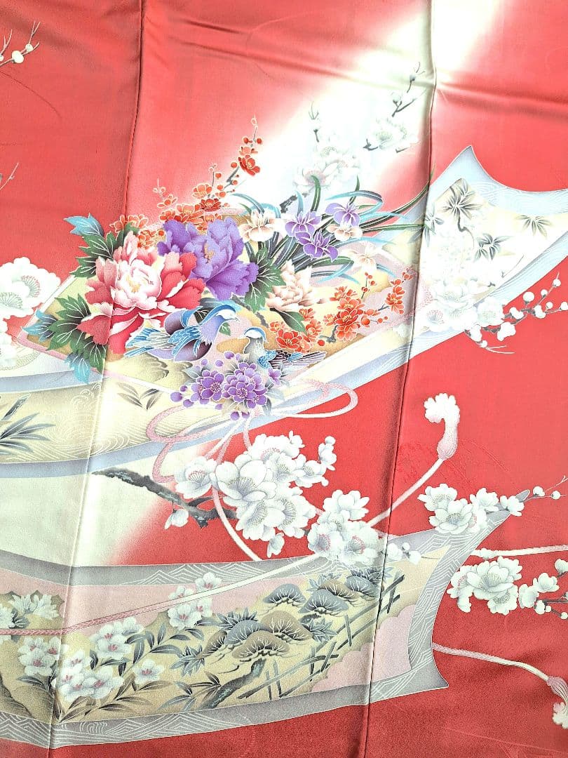 着物リメイクワンピース3707