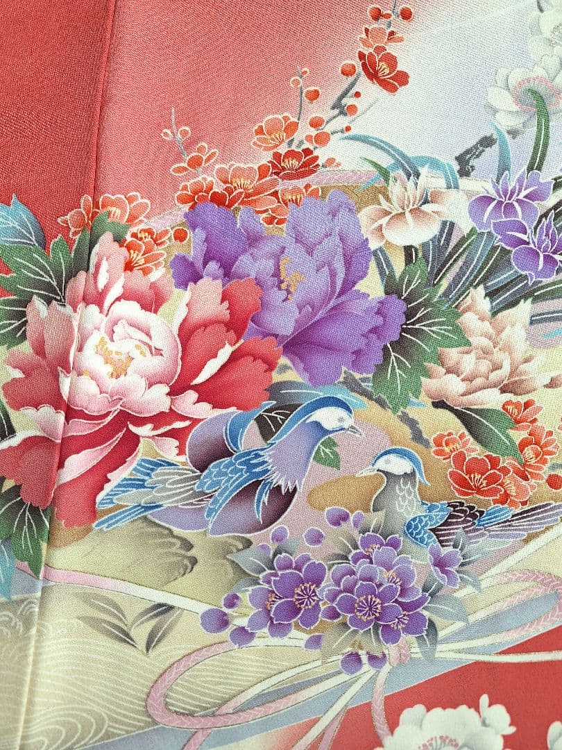 着物リメイクワンピース3707