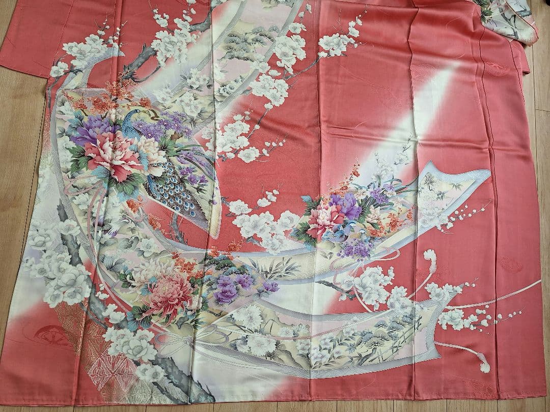 着物リメイクワンピース3707