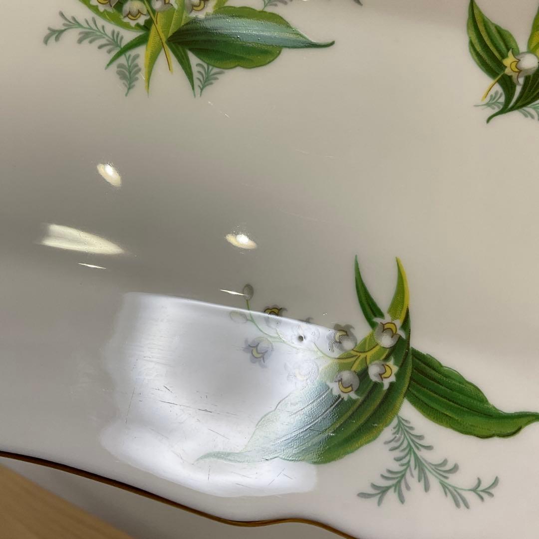 イギリス　ハマースレイ　すずらん　サンドウィッチプレート