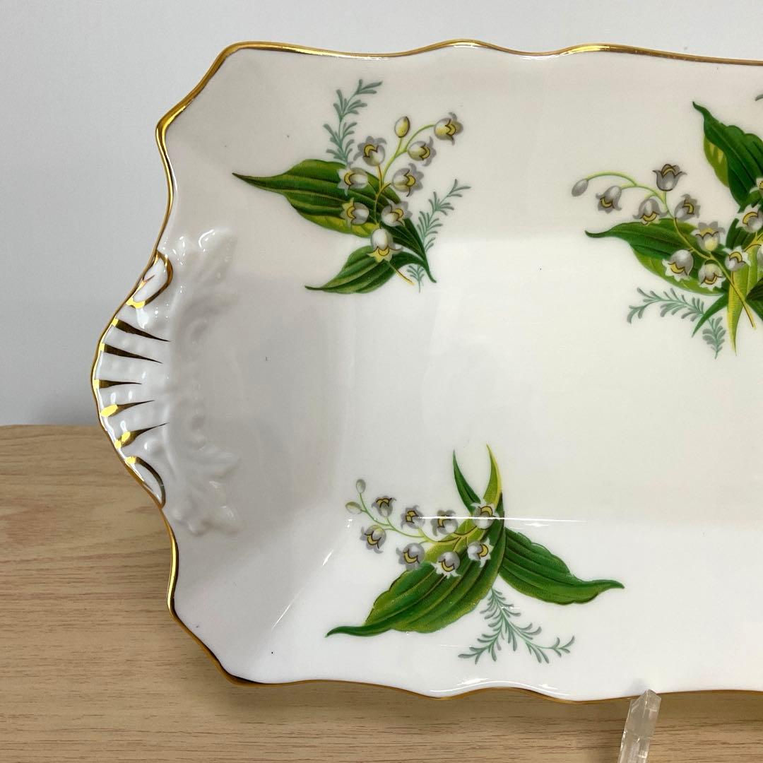 イギリス　ハマースレイ　すずらん　サンドウィッチプレート