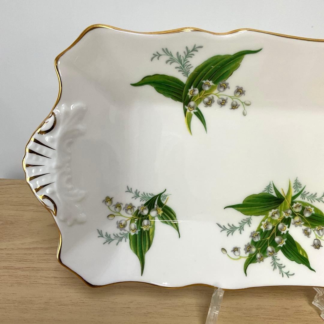 イギリス　ハマースレイ　すずらん　サンドウィッチプレート