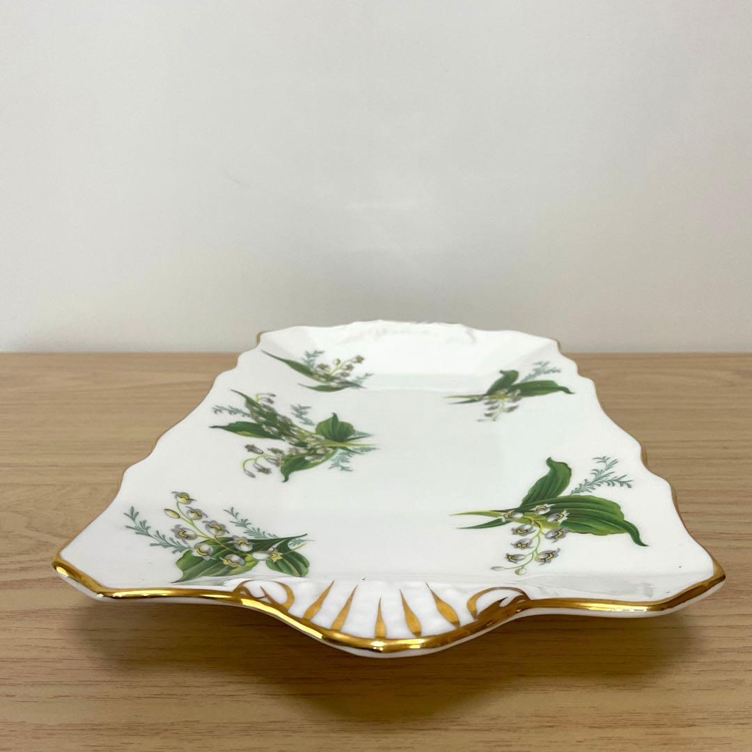 イギリス　ハマースレイ　すずらん　サンドウィッチプレート