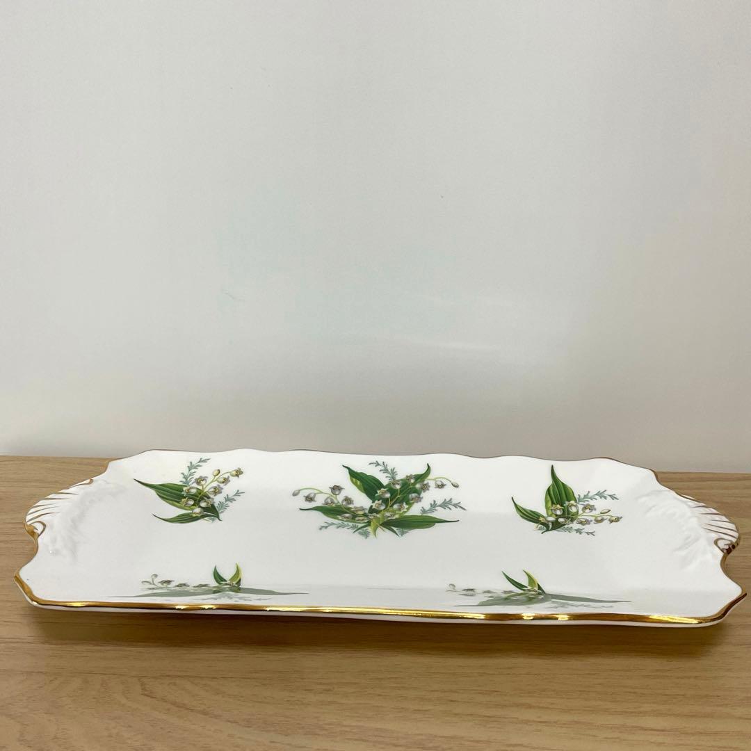 イギリス　ハマースレイ　すずらん　サンドウィッチプレート