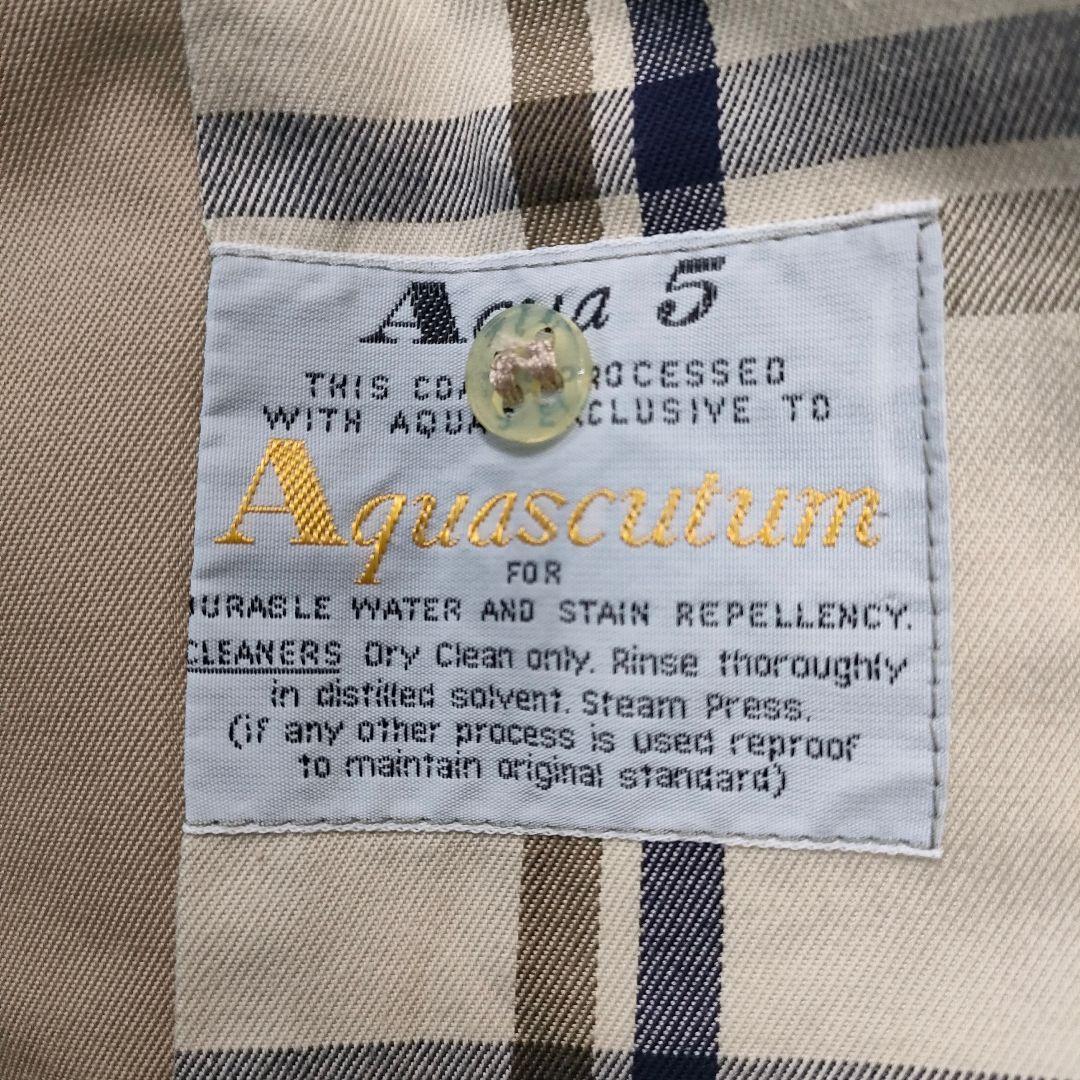 バーニーズニューヨーク別注 アクアスキュータム トレンチコート 【着丈105】