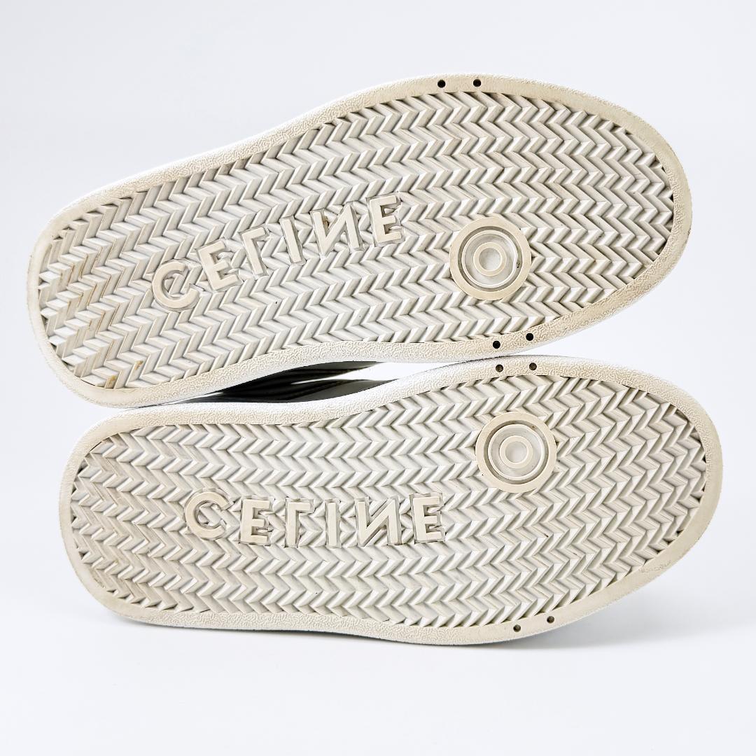 定価13万【美品】 セリーヌ 厚底 ブロック スニーカー　白 23.5㎝ 36