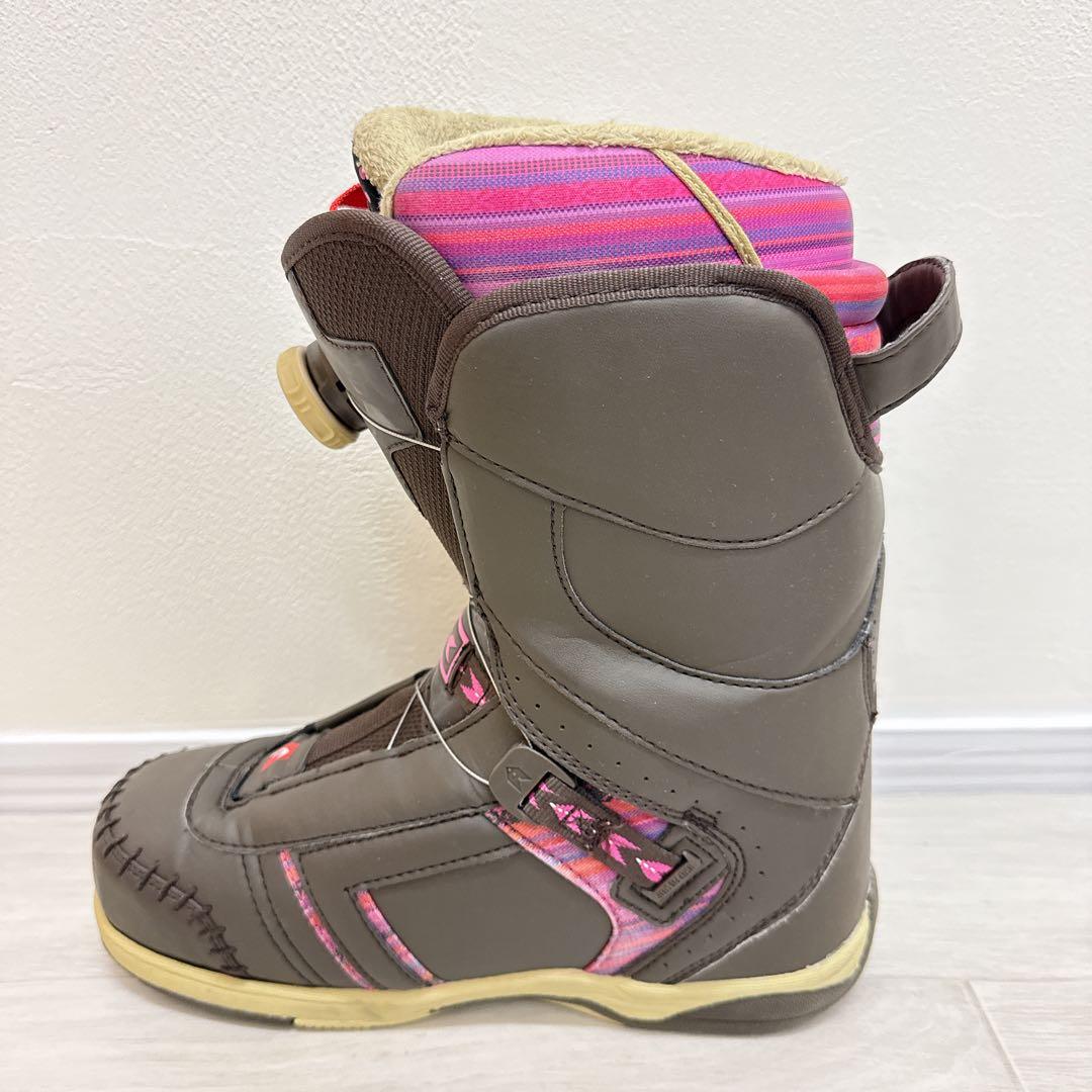 【美品　HEAD】ヘッド ワン ボアスノーボードブーツ ブラウン/ピンク
