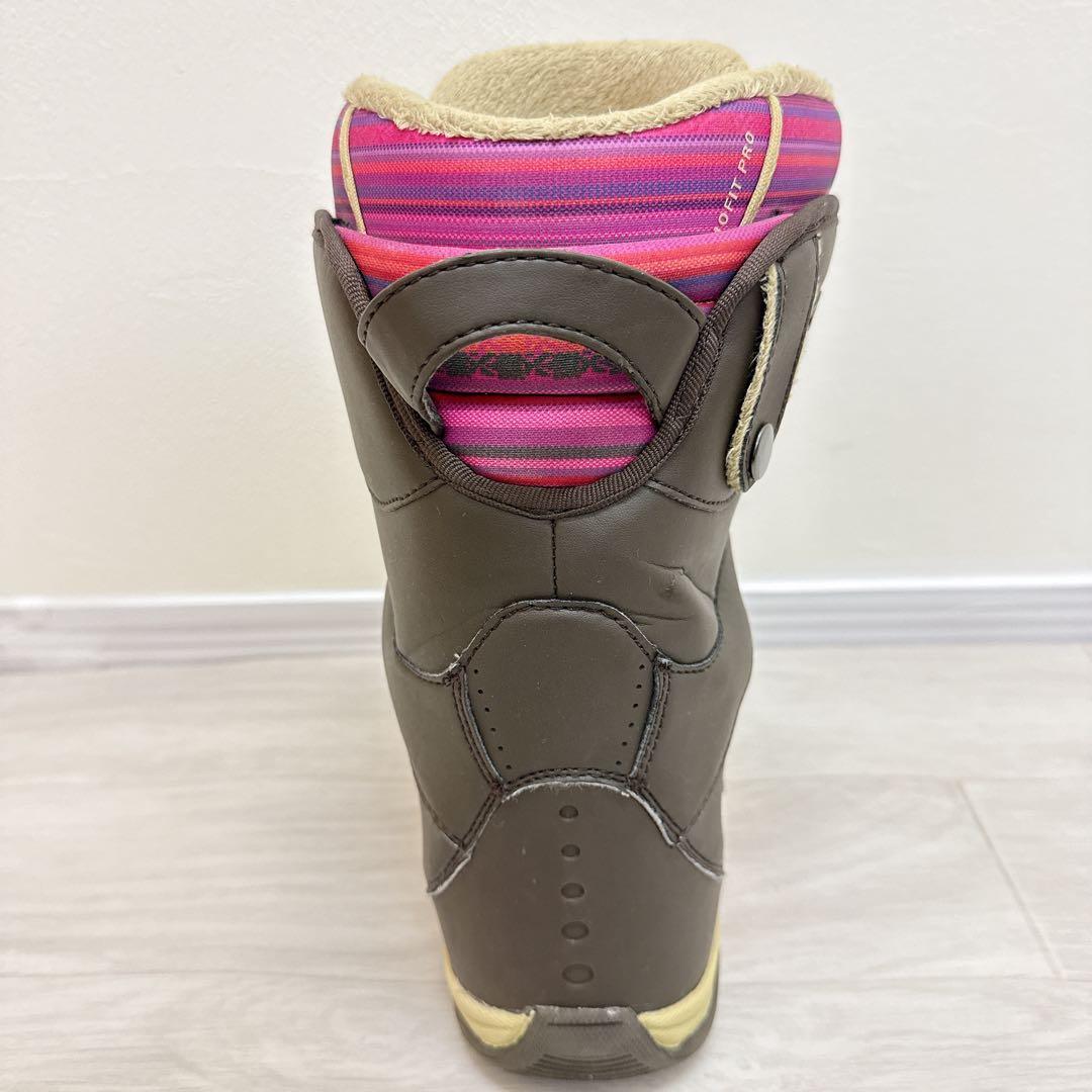【美品　HEAD】ヘッド ワン ボアスノーボードブーツ ブラウン/ピンク